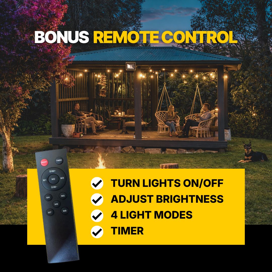 Solar Festoon Lights – 15m
