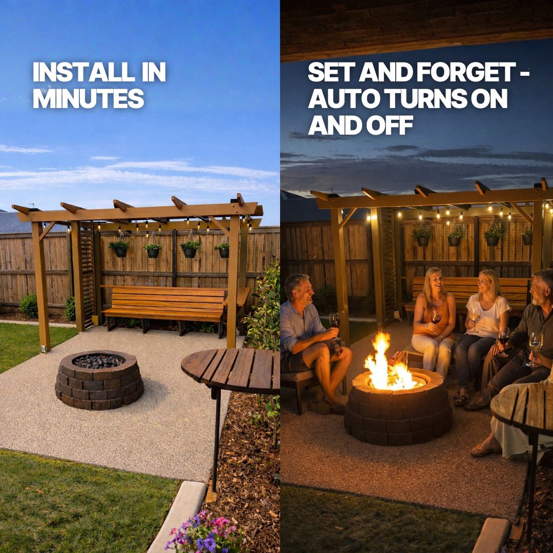 Solar Festoon Lights – 15m