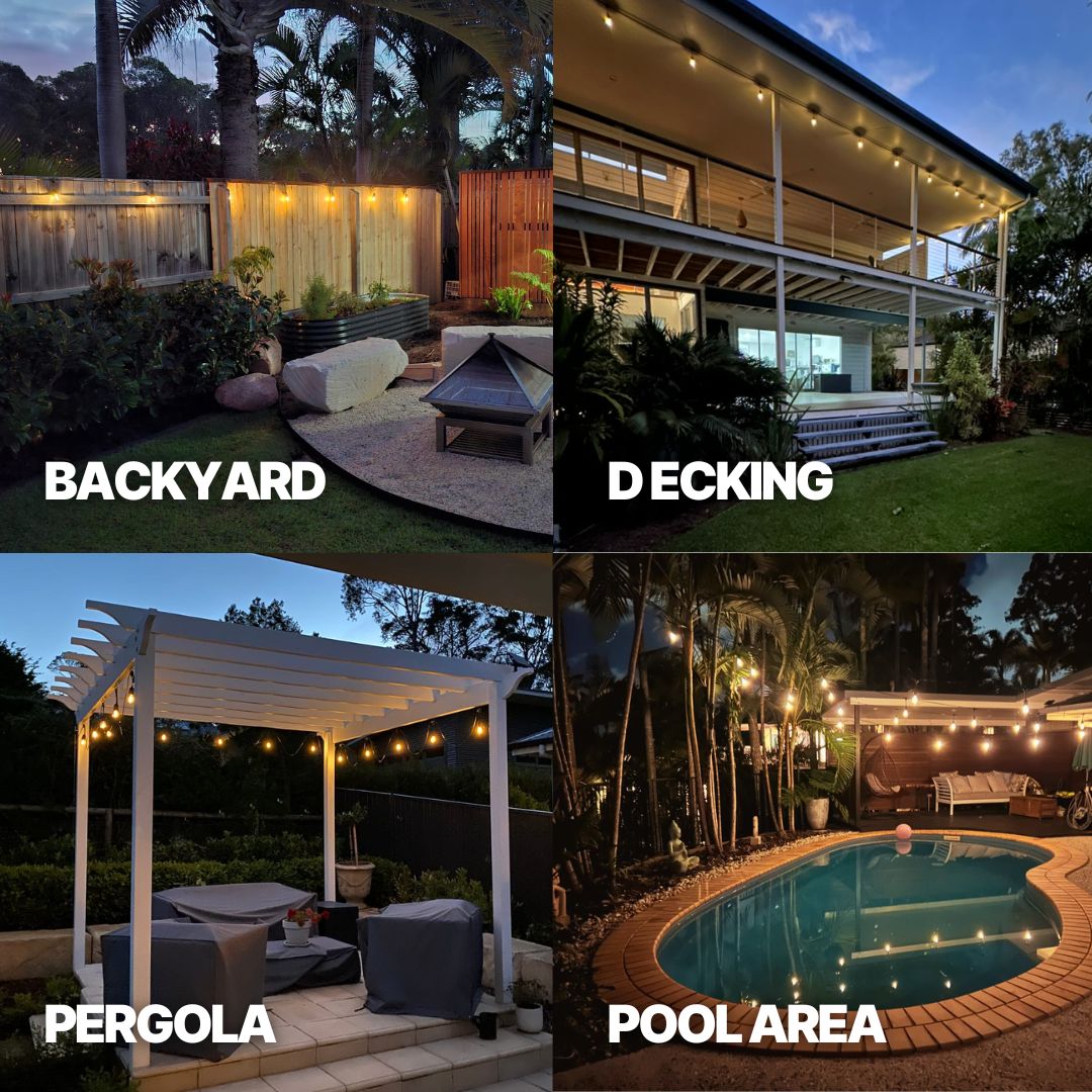 Solar Festoon Lights – 15m