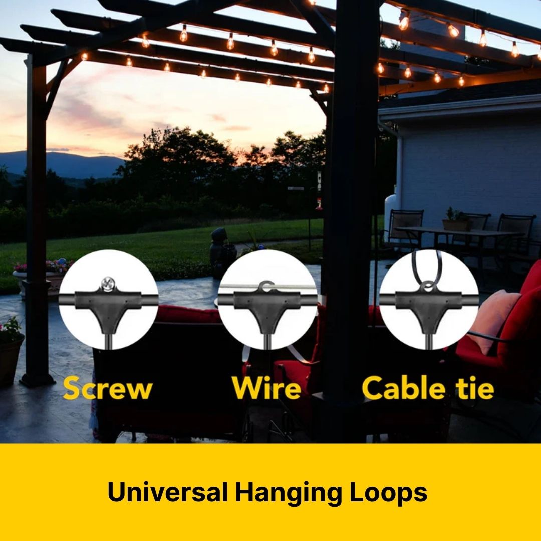 Solar Festoon Lights – 15m