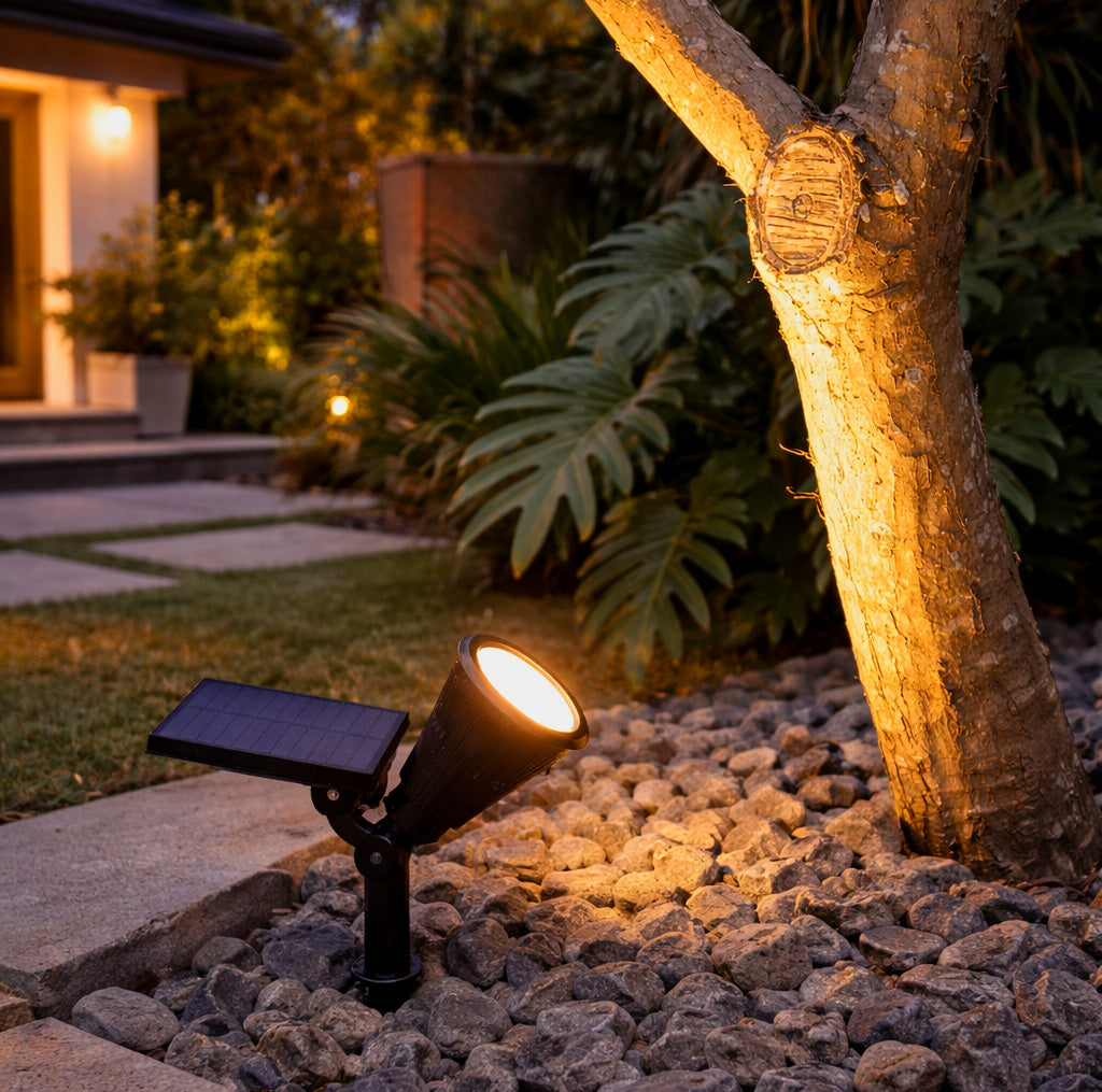 Solar Ground Spotlights
